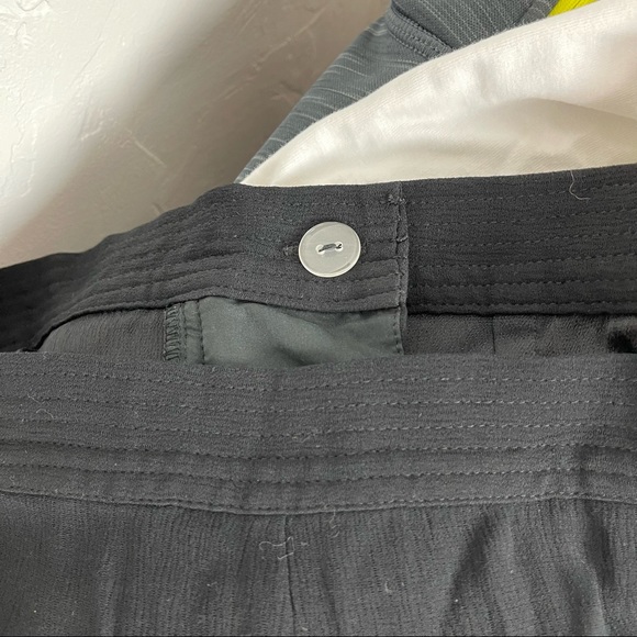 Artelier Nicole Miller Dress‎ Pants Knit Crepe Solid Black Ankle Straight - Picture 8 of 10